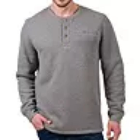 Lee Other - Lee® Men's Sherpa Lined Thermal Henley Pullover  - Size Large - NWT
